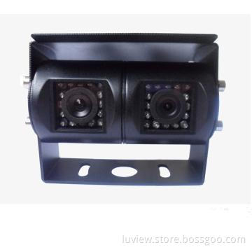 Daul car cameras with audio function for heavy duty euqipment , Truck